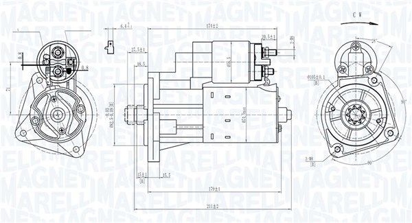 MAGNETI MARELLI Стартер 063720297010